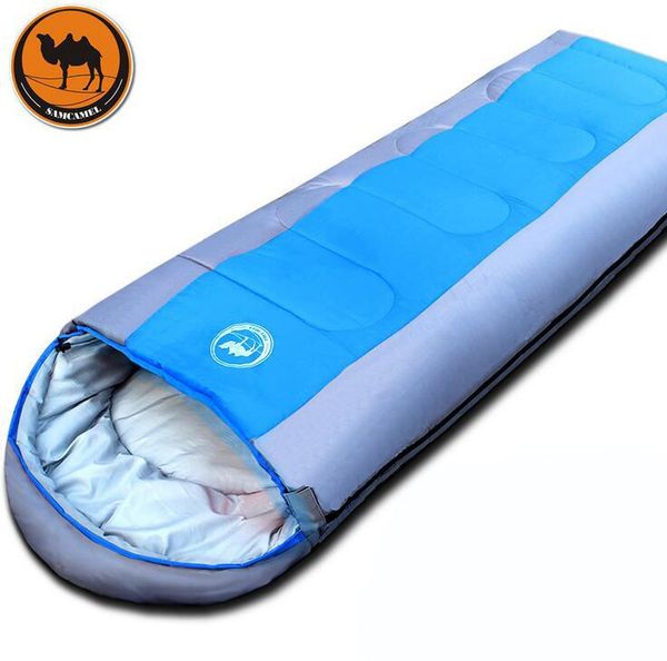 

sleeping bags 1.4kg outdoor hiking camping equipment envelope cotton bag waterproof 3-4 seasons for adults