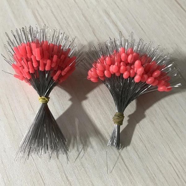 

fishing accessories 300pcs/lot float rubber ser bobber cylindrical space bean fish line