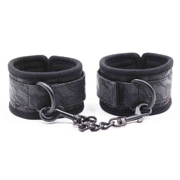 Nxy adulto brinquedos macio ajustável esponja algemas tornozelo buffings bdsm brinquedos para casais sexy erótico jogos de bondage 1130