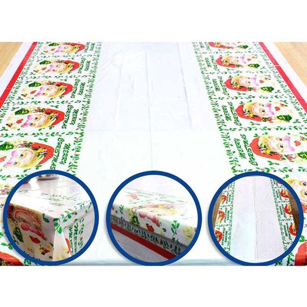 

table cloth year christmas tablecloth kitchen dining decor for home party ornaments fbe3