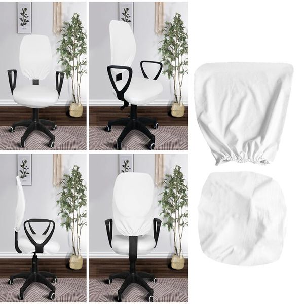 

waterproof oilproof pu leather stretch office rotating chair cover slipcover covers