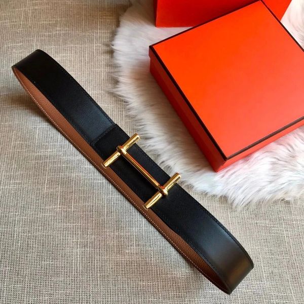 

he104high-end h herm private custom men's and women's belts fashion light leather ladies belt, Black;brown