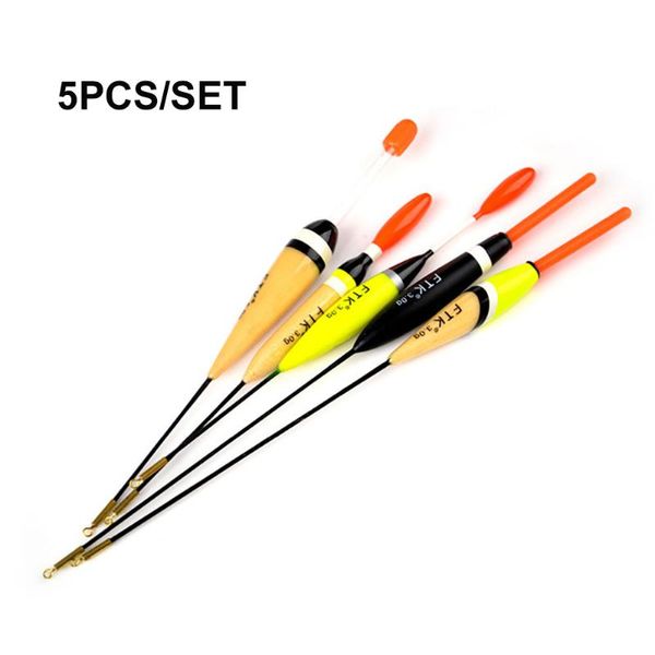 

5pcs/set barguzinsky fir fishing float 3g 6g length 16cm-23cm vertical buoy floats for carp tackle accessories