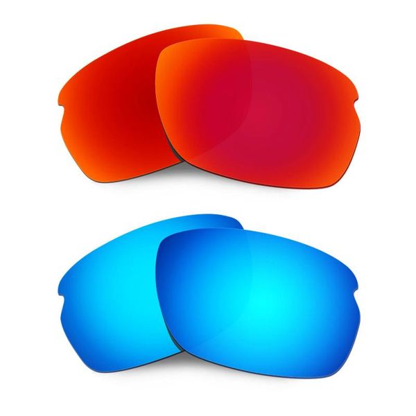 

sunglasses hkuco polarized replacement lenses for carbon shift red/blue 2 pairs, White;black
