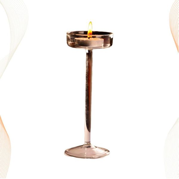 

candle holders 16cm european style goblet designed holder blown glass stand tall candleholderhome bar party decorative candlestic