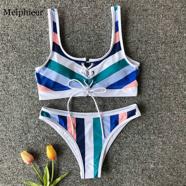 

2021 female striped bikini beachwear swimwear women swimsuit monokini bather two-pieces bikini set bathing suit bikinis swimby
