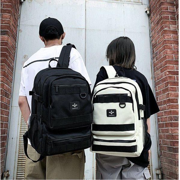 

backpack big nylon men women school bags for teenage girls boys teen bagpack preppy style campus student back pack female 2021