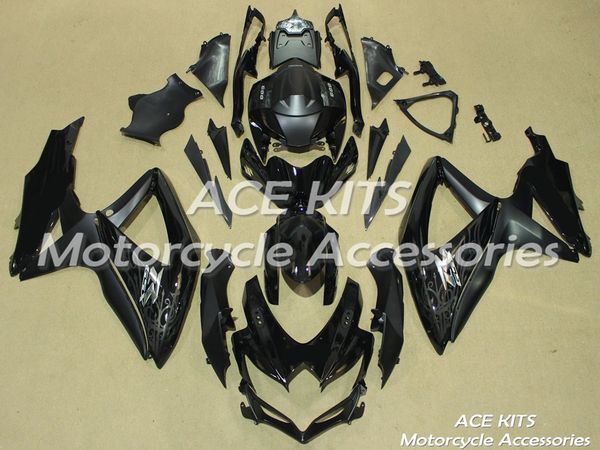 ACE KITS Carenatura 100% ABS Carene moto per SUZUKI GSXR 600 750 K8 2008 2009 2010 anni Una varietà di colori NO.162V1