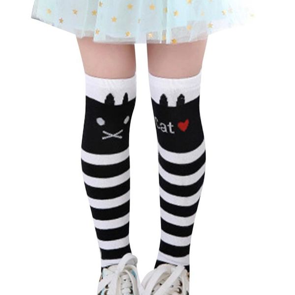 

footies spring and autumn children kid girls cotton casual knee socks tights, Blue