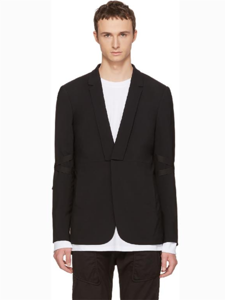

men's suits & blazers spring lapel pure color simple casual slim suit large size fashion youth jacket sleeve x type design stitching, White;black