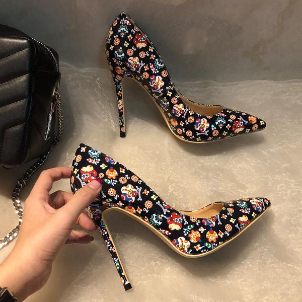 

fashion black patent leather poined toe stiletto high heel shoe pump high-heeled dress shoes