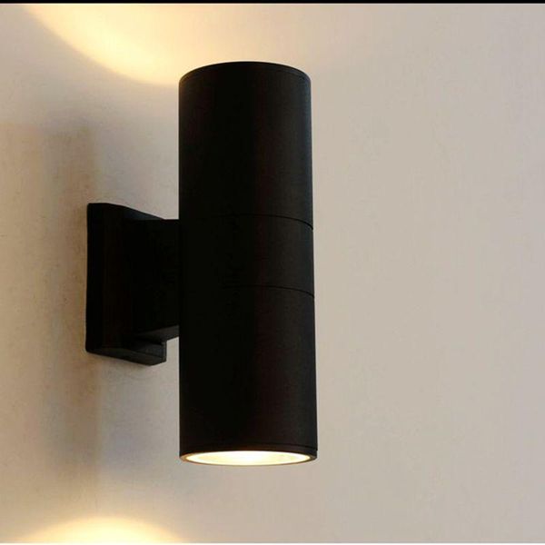 

outdoor wall lamps led black sand color shell ip65 waterproof indoor lighting aluminum light with 3 years warranties