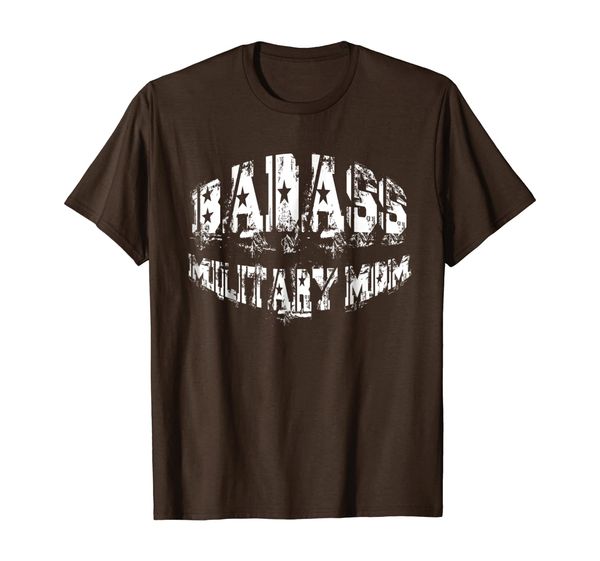

badass military mom t-shirt 5 colors to 3xl gift for mother, White;black
