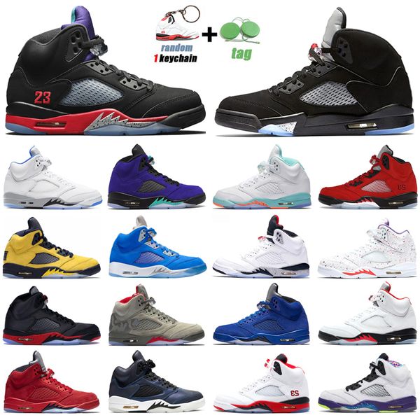 

discount 5s blue bird basketball shoes 5 raging red hyper royal og black metallic 3 mens trainers outdoor sports sneakers