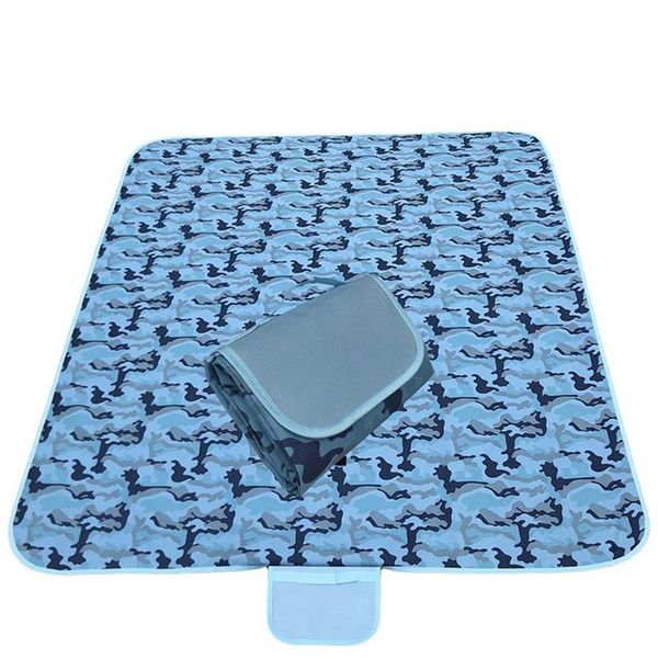 

outdoor pads waterproof foldable camping mat widen picnic plaid beach blanket baby multiplayer pad
