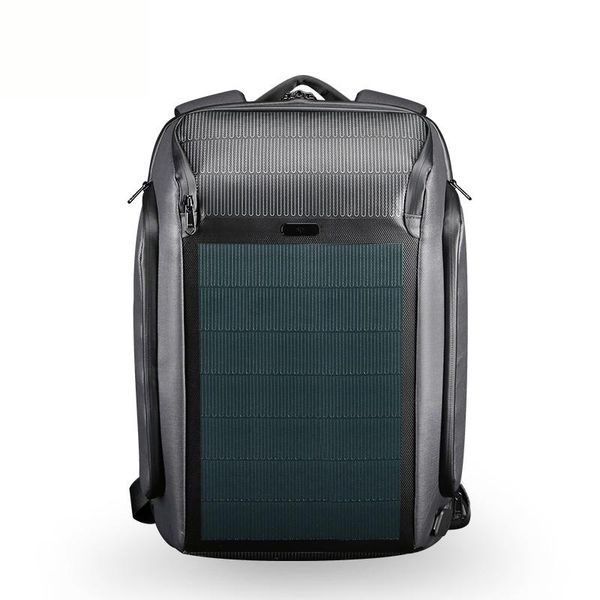 

backpack rejs langt beam men solar panel charging usb fit 15.6 inch lapanti-theft travel bag high quailty kingsons