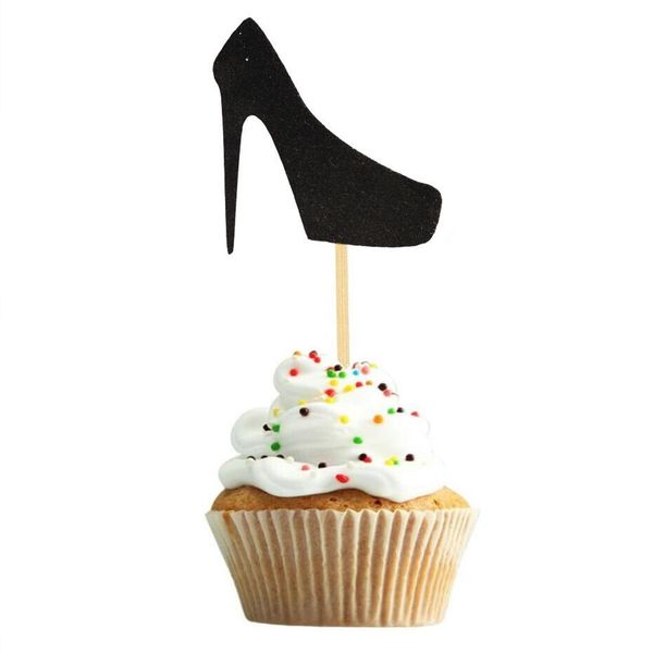 

high heel cake ers black cake tools high-heeled shoes shape er insert card 1221302