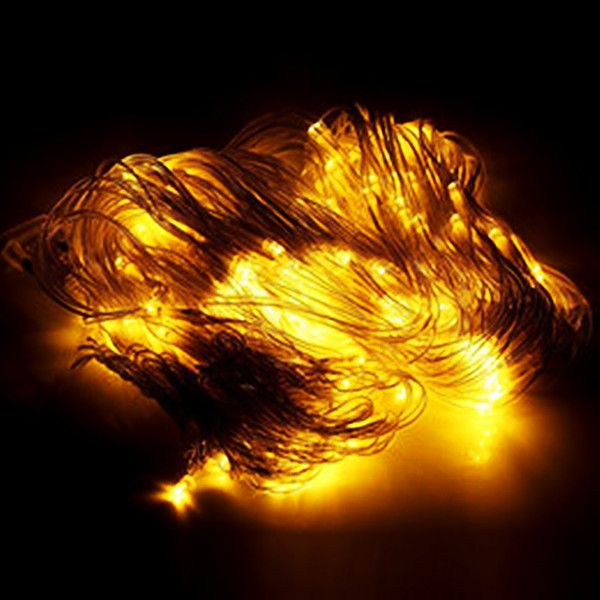 

wholesale 210 fairy net light mesh curtain string wedding christmas party decor warm white led strings fast delivery