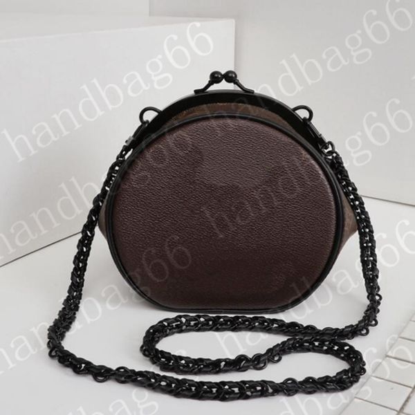 

2021 wholesae round bread handbags designer woman shoulder bags classic embossed letter purse evening clutch ladies waist bag 71