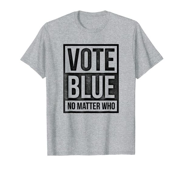

vote blue no matter who - democrat blue wave tshirt, White;black