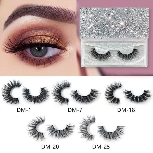 

3d mink false eyelashes soft long natural thick makeup eye lashes premade eyelash extensions cilios