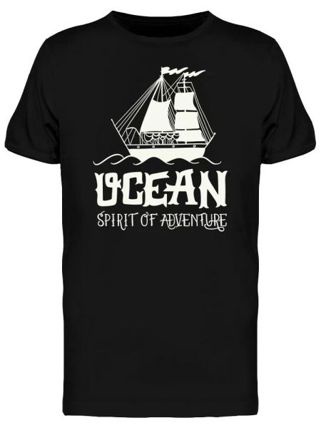 

Ocean Spirit Tee Men's -Image by Shutterstock, White;black