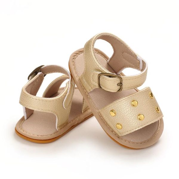 

sandals baby girls soft anti-slip rubber flat comfortable sole infant summer outdoor shoes toddler first walkers 0-18 months, Black;red