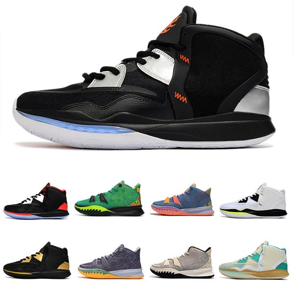 

basketball shoes kyries 8 viii 7s vii bred womens men ky-d horus pale ivory daybreak beach vibes sisterhood icons of sport citron pulse irvi