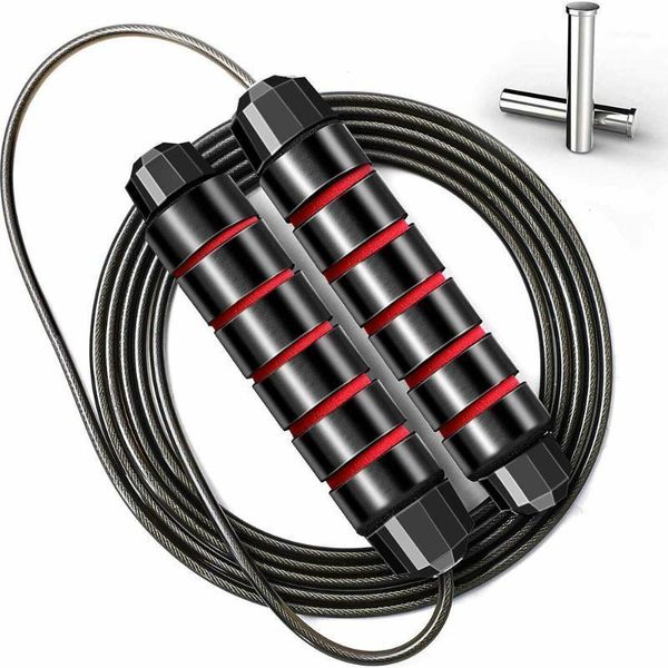 

3meter weight skip rope pvc explosive weight-bearing jump fitness wire reduction fat equipment student sports exam1