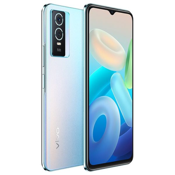 Оригинальные Vivo Y76S 5G мобильный телефон 8 ГБ RAM 128GB 256GB ROM OCTA CORE MTK DISHERNY 810 Android 6.58 «Полный экран 50,0MP AI 4100mAh Wake Face ID отпечатков пальцев Смартфон