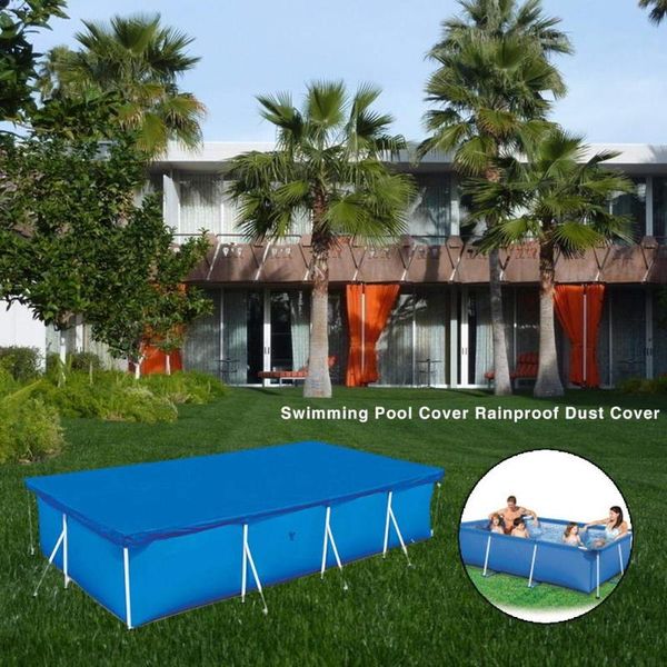 

pool & accessories home rainproof above ground thicken easy use anti dust protective polyester garden cover durable lightweight rectangular