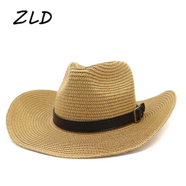 

cloches summer sun hat casual vacation straw men wide brim beach jazz women caps outdoor panama belt visor cap