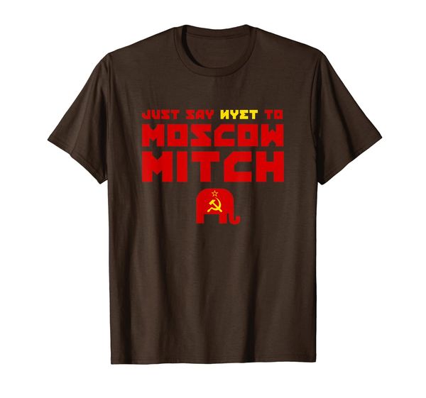 

just say nyet to moscow mitch shirt - moscow mitch t-shirt, White;black
