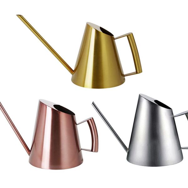 

stainless steel watering can gardening potted small metal retro tool equipments