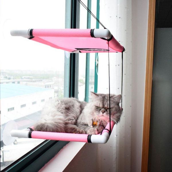 

cat balcony hammock bearing 20kg sunny seat pet waterproof fabric bed climbing sleeping mattress double layers beds & furniture