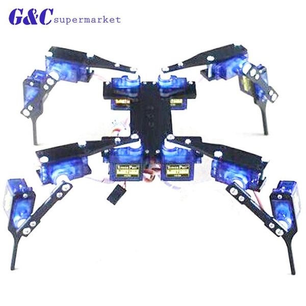 

integrated circuits 4 feet robot spider for arduino diy kit 12dof no servos