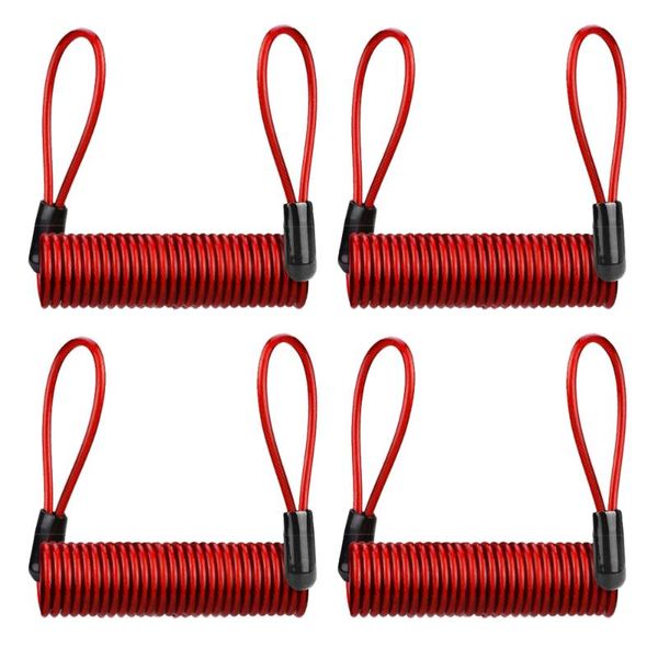 

theft protection 4pcs disc lock cable brake anti wire bike supplies