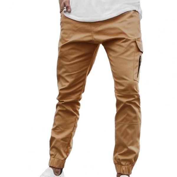 

men's pants trendy men ankle length streetwear autumn deep crotch spring trousers, Black