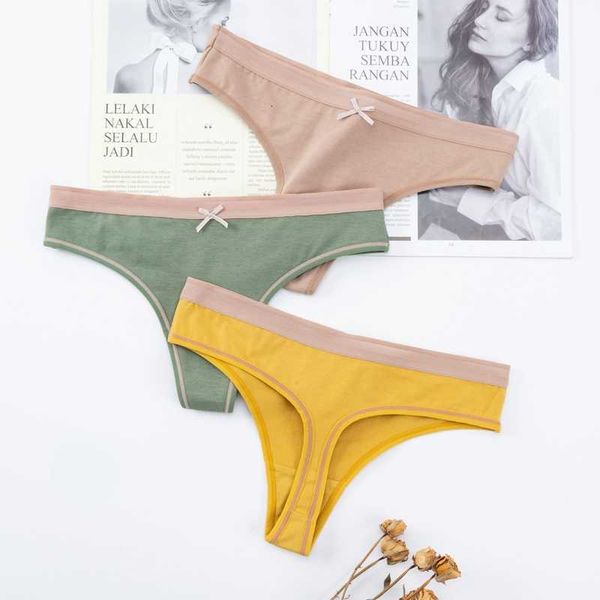 

women's panties underpants lingerie cotton g-string comfortable t back low-rise underwear female breathable thong intimate tanga, Black;white