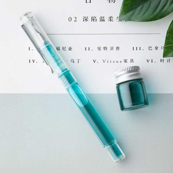 

fountain pens 0.38/0.5mm transparent pen diy sketch drawing font decoration scrapbook journal diary art school supplie gift