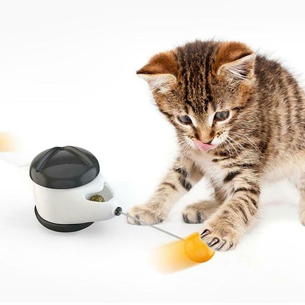 

interactive cat toys with catnip balance swing car toy wand pets exercise chase play for kitty kitten training