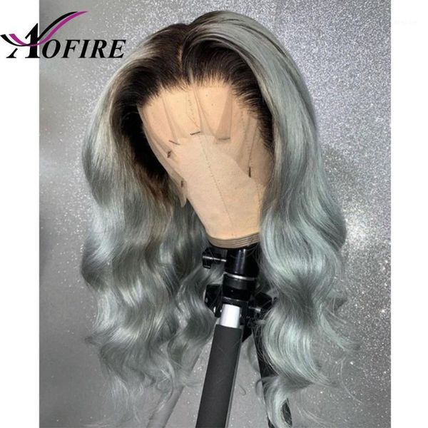 

density colored wigs body wave lace front wig transparent human hair for black women wig1, Black;brown