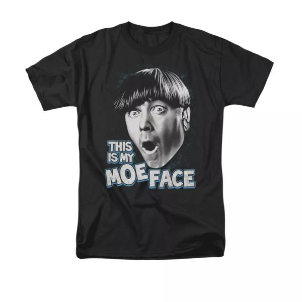 

three stooges/moe face t-shirt sizes s-3x new, White;black
