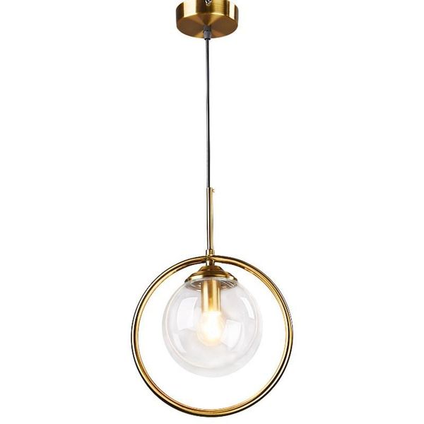 

pendant lamps living room lights nordic lamp grey/amber gold metal glass bar bedside restaurant led bulbs cord