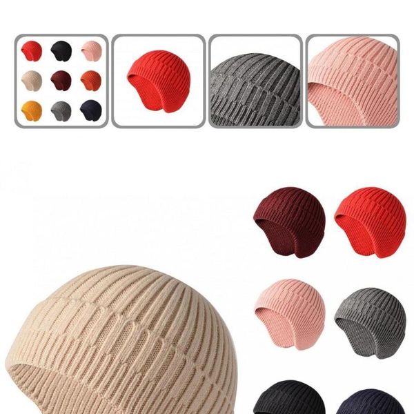 

beanies beanie attractive ear protection knitted hat couple for party