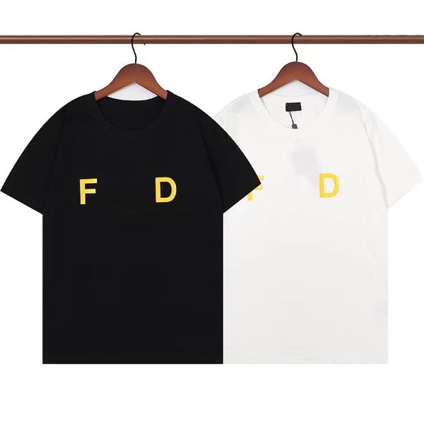 

2022 mens designers t shirt casual man and womens loose tees with letters print short sleeves fashion men shirts, White;black