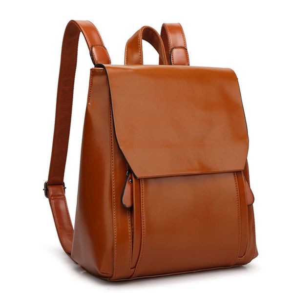 

2021 pu backpack women's bag korean fashion leisure easy