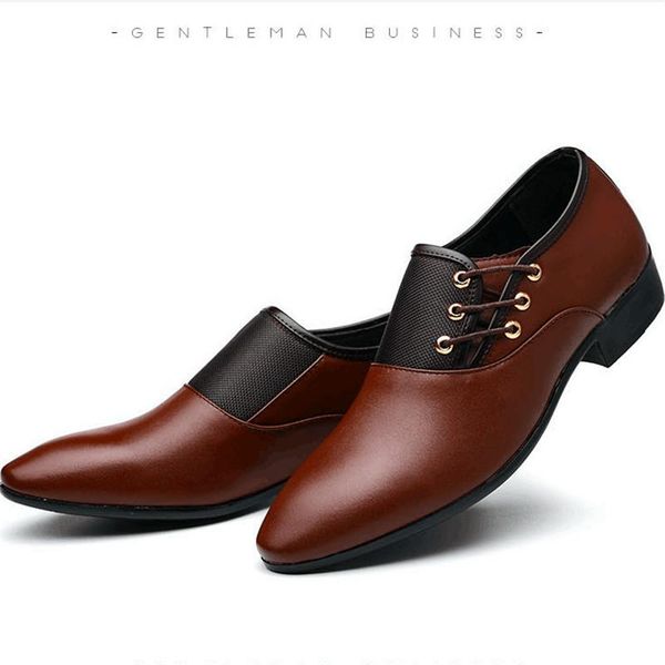 

dress shoes 2021 business classic fashion men's leather, Black