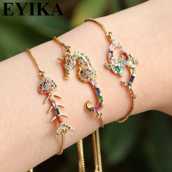 

charm bracelets rainbow ornament fashion personality seven-color bracelet creative trendy small gift for women, Golden;silver