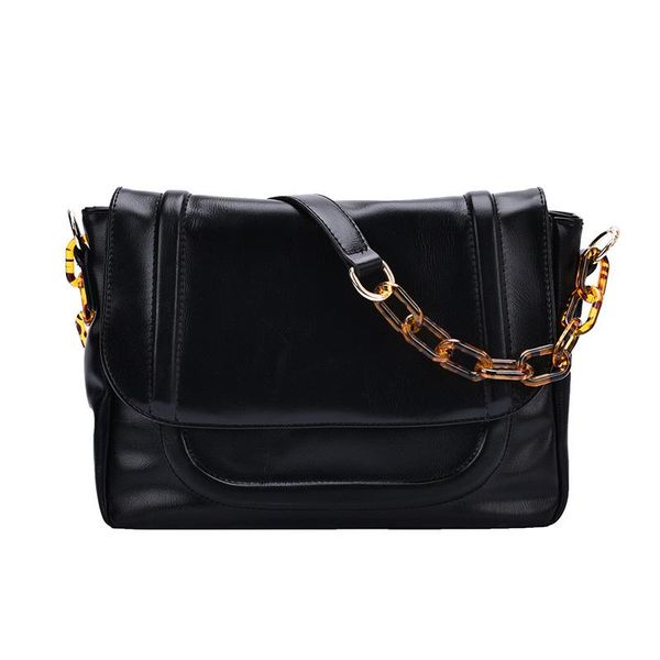 

evening bags large capacity womens shoulder pu leather ladies hand big chains crossbody for women bolsas feminina